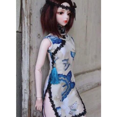 Heavenly 1/3 BJD doll clothes and 1/4 doll dress sexy cheongsam spot original clothes one set