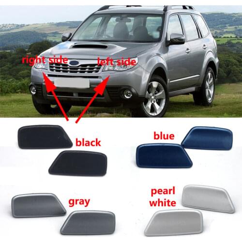 Front Bumper Left Right Headlight Headlamp Washer Spray Nozzle Cover Cap For Subaru Forester 2008 2009 2010 2011 2012