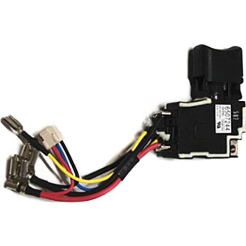 Switch for MAKITA BDF458RFE DHP458Z DDF458Z DF448D DDF458RFE BHP458Z BHP450RFE BDF458Z BDF458RFE BDF448Z DDF438 650724-4