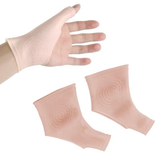 Gel Thumb Wrist Support (1 Pair) - Hand Brace Wrap for Arthritis Tenosynovitis, Sprained Joint Pain, Left and Right Hand