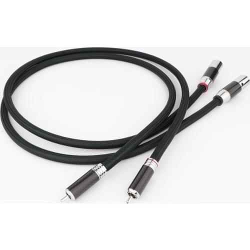 Preffair X411 Silver Plated Interconnector Signal Audio Cable With R1709 RCA Plug To XR1801 XLR Balance Connector