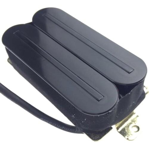 Wired Electric Guitar Humbucker Double Rail Pickup 80x32x15mm, Black