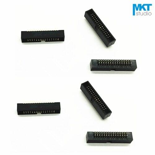 10Pcs Straight Pin 1.27mm Pitch DC3 Male IDC Header Sample 8P 10P 12P 14P 16P 20P 26P 30P 34P 40P 50P 60P