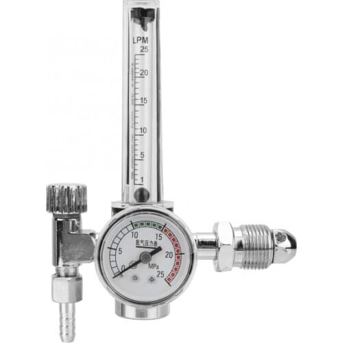 Pneumatic Tools Argon Gas Pressure Reducer Argon Gas Meter Outlet Male Thread G5/8-14 (CGA540) Air Pressure Regulator