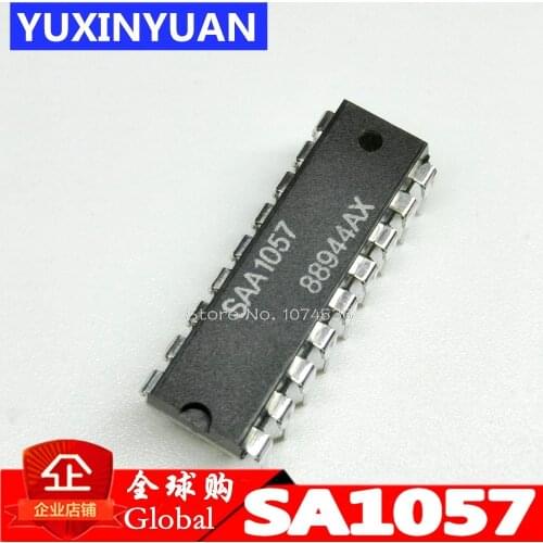 SAA1057 DIP-18 st1057 Radio tuning PLL frequency synthesizer integrated circuit IC chip 5pcs/lot