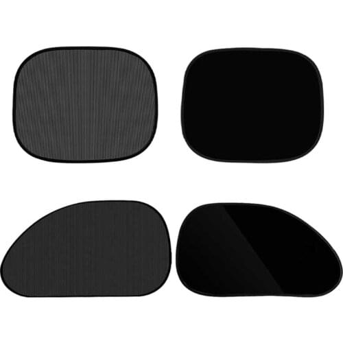 Car Windows Sunshade Foldable UV Ray Electrostatic Adsorption Sun Visor Mat Auto Window Curtain Car Sun Protection Net