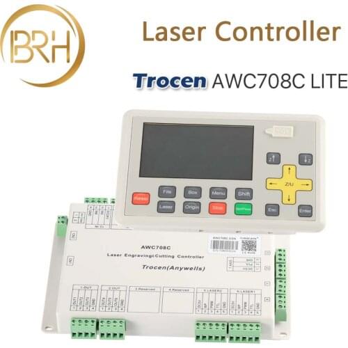 Trocen Anywells AWC708C LITE Co2 Laser Controller Board Card System For Laser Cutting Machine Engraving Machine