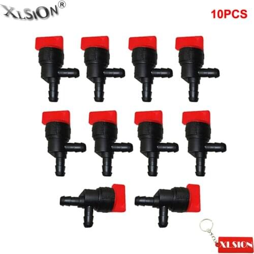 XLSION 10Pcs/Pack Plastic Fuel Shut Off Valve Petcock Switch For Briggs & Stratton 698180 697944 698181 Replaces 692586
