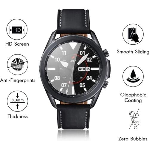Tempered Glass for Samsung Galaxy Watch 3 41mm & 45mm Screen Protector Smart Watch Protective Film