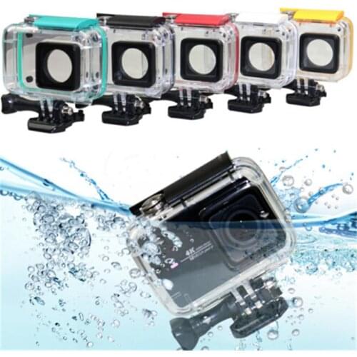 New For Xiaomi YI 2 4K Discovery Camera Waterproof Case 45M Diving Housing Waterproof Box XiaoMi yi Lite 4k+ Action Accessories