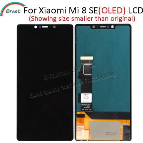 OLED LCD For Xiaomi Mi 8 SE Mi8 SE LCD Display Touch Screen Digitizer Display For Mi8 SE Screen LCD Replacement
