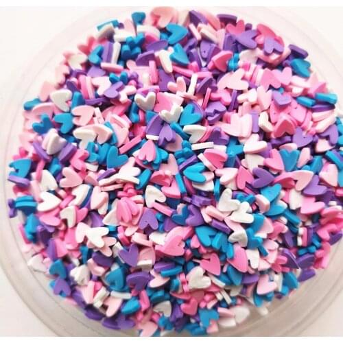 27 Colours 100g Fake Sprinkles For Slime Filler Candy Chocolate Cake Dessert Mud Decoration Accessories