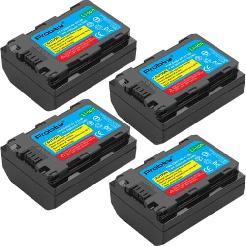 4PCS NP-FZ100 NP FZ100 camera battery Rechargeable for Sony Alpha 9 A9 9R A9R 9S A9S A7RIII A7R3 7RM3 A7m3 BC-QZ1 ILCE-9 Camera