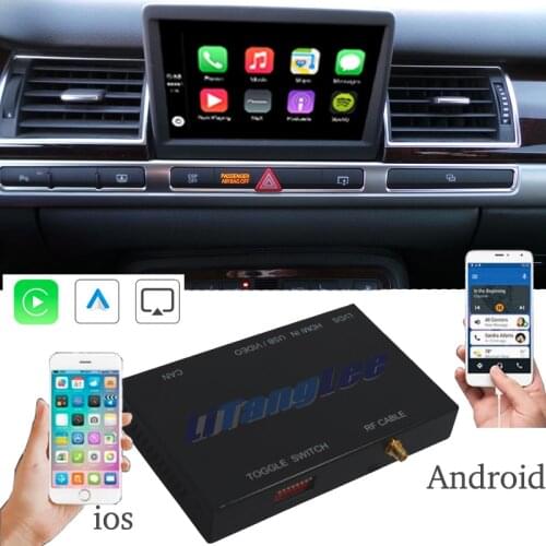 Car Camera Carplay Decoder Adapter For Audi A8 D3 4E MMI 2G 2002~2009 Mirror Link Display Android Auto Play 360 BirdView