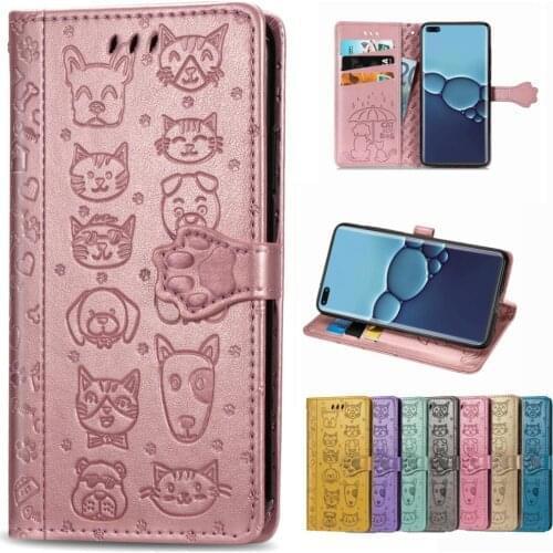 Cute Puppy PU Leather Flip Case For capa Xiaomi 9SE sFor Xiaomi telefoon 10 CC9 CC9E 9 Pro Capinhas Transparent Cases Carcaso