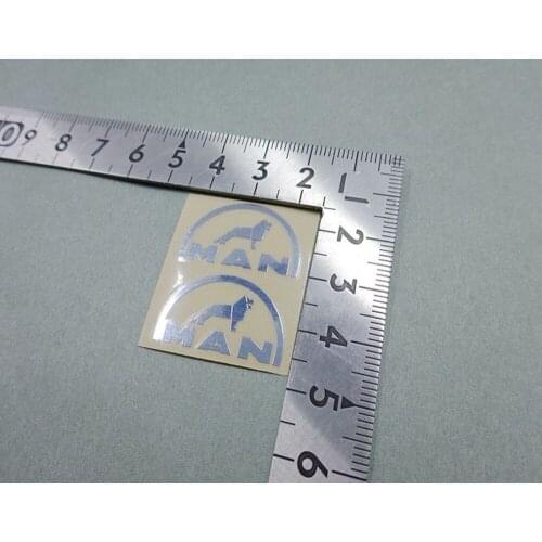Man logo sticker decals for tamiya 1:14 scale rc man tgx tgs 56325 56329 tractor trailer truck
