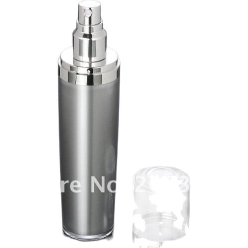 60ML silver press pump lotion bottle
