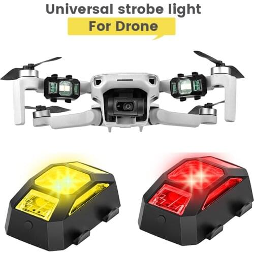 FPV/ Mini 2 Universal Strobe Light Rechargeable Colorful Flashing Signal Arm Light for DJI FPV/ Mini Air/ 2 Drone Accessories