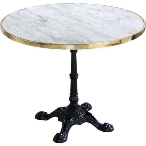 Hot sale restaurant dining cafe marble bistro table