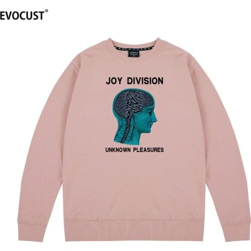 Joy Division Unknown Pleasure Fashion Graphic Punk Funny Streetwear Hip hop Sweatshirts Hoodies men women unisex Combed Cotton