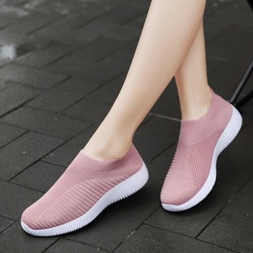 Breathable Mesh Women Sneakers High Quality Vulcanized Shoes Woman Lightweight Summer and Autumn Casual Running Flats Shoes