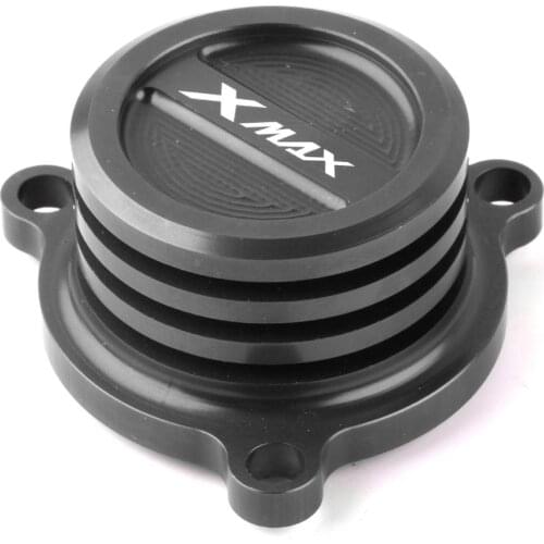 CNC Engine Oil Filter Cover Cap for YAMAHA XMAX 250 ABS 300 400 2018 Aluminum Alloy Motorcycle Reservoir Cup 7 Colors