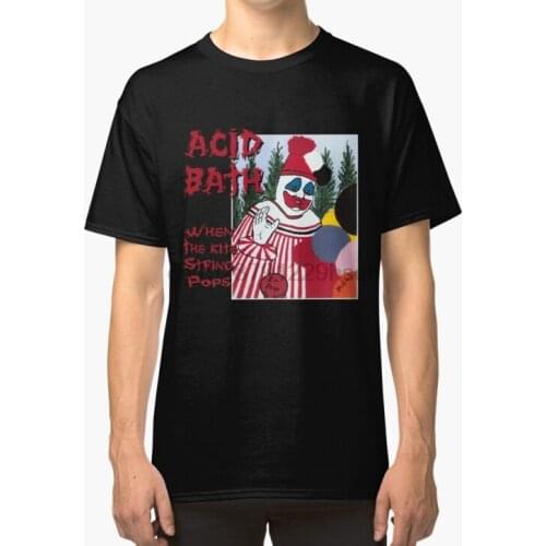 Printed Men T Shirt Cotton O Neck Tshirts Acid Bath When The Kite String Pops Short Sleeve Women T Shirt