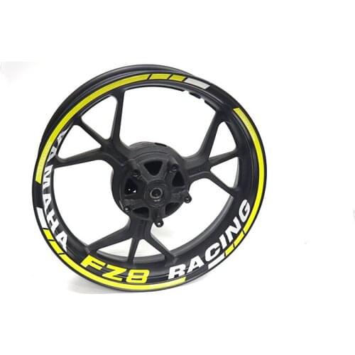 New high quality Motorcycle Wheel Sticker stripe Reflective Rim For Yamaha FZ8