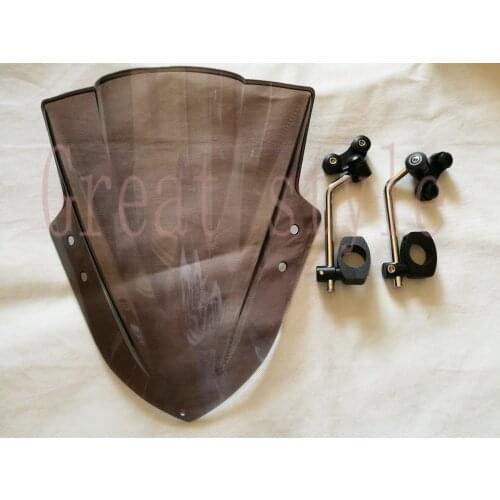 New For Kawasaki Z 250 300 750 750R 800 1000 Vulcan S ER-4N ER4N ER-6N ER6N Motorcycle Motorbike Windshield WindScreen Smoke