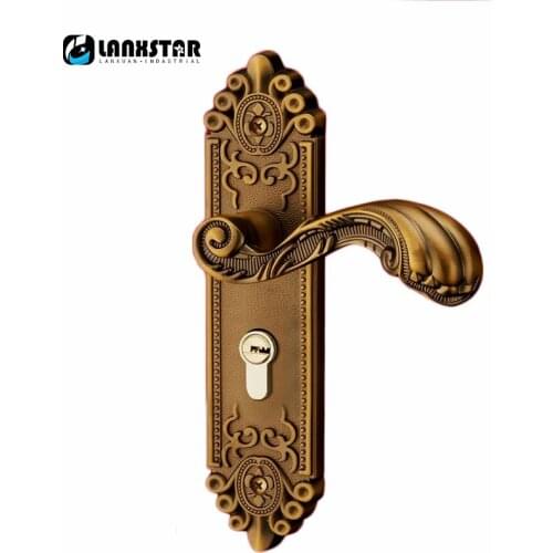 New Style European Fashionable Locks Interior Room Door Mechanical Silent Handle Lock