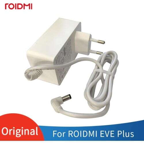 Original Roidmi EVE Plus Robot Vacuum Cleaner Spare Parts Power Adapter with EU Plug Accessories