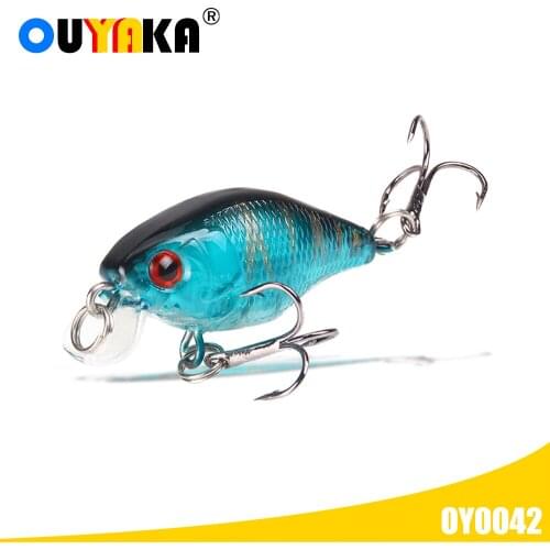 Floating Crankbait Fishing Tackle Lure Isca Artificial Weights 4.6g 40mm Baits Depth 0.2-1m Wobblers Pesca Pike Articulos Leurre