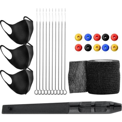 Complete 3D Hand Poke Pen Tattoo Kit Safe Tattoo Needles Tattoo Grommets