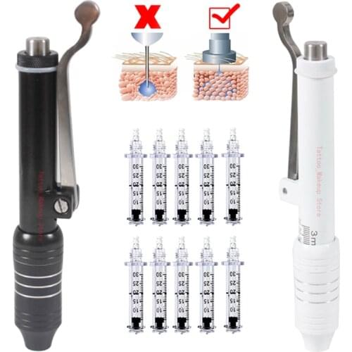 0.3ml Hyaluronic Pen Massage Atomizer Pen High Pressure Mesotherapy Gun needle free hualuron pen for Anti Wrinkle Lip filling