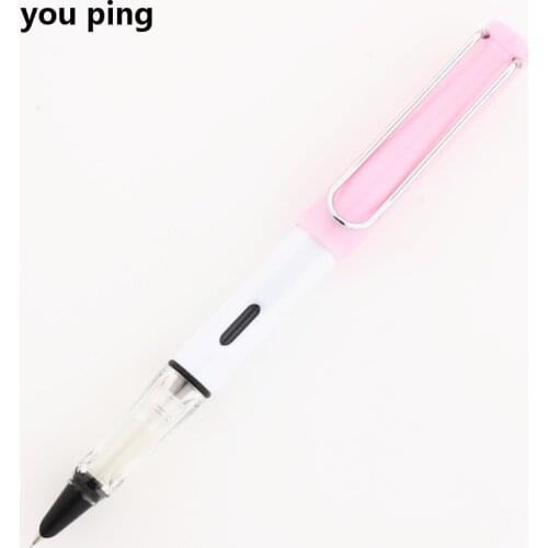 High quality 555 Pink white Business office 4 types nib Fountain Pen student School Stationery Supplies ink pen