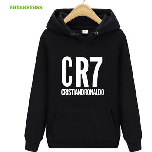Ronaldo Hoodies Mens High Quality Spring and Autumn Tops CR7 Printed Hip Hop Hoodie Mens Football Sweatshirt Pullover 2020