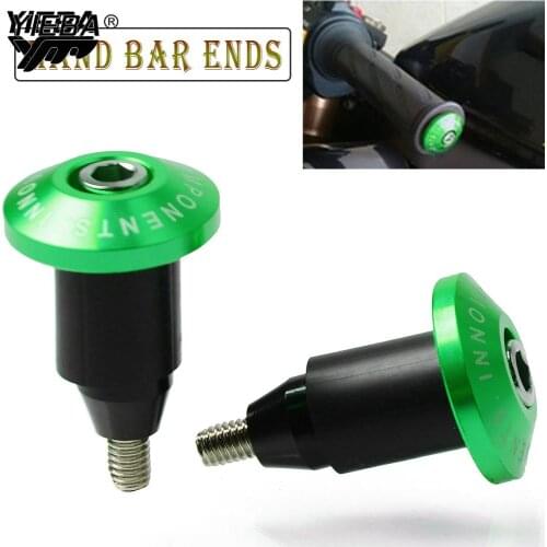 Motorbike handlebar grip End handle hand bar grips End cap FOR KAWASAKI Z250 Z750 Z800 Z1000 KX65 KX80 KX85 KX125 KX250 KX250F