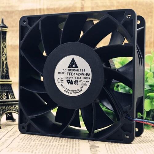FOR Delta FFB1424VHG 14050 14CM 24V 1.37A Large Air Volume Violent Inverter Fan