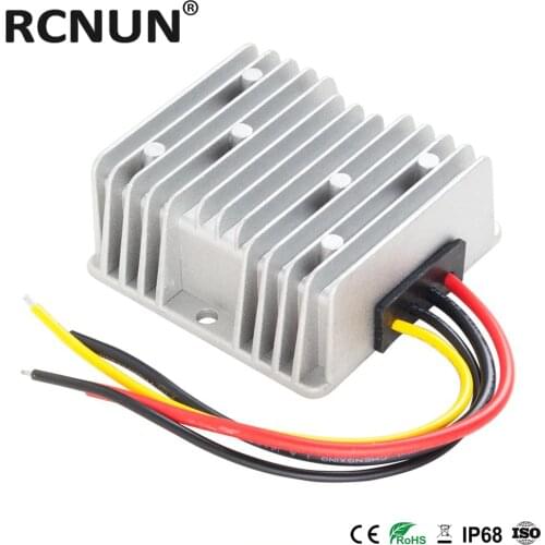 RCNUN 8-36V to 12.6V 13.8V 10A BOOST BUCK DC DC CONVERTER 12V Lithium Lead-acid Battery Charger for Dual-battery System