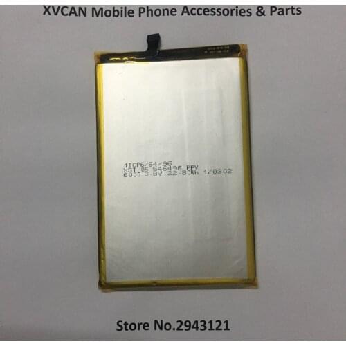 100% Original 6000mAh Battery For 5.5 inch Blackview P2 & P2 Lite Smart Mobile Phone li-ion Built-in Battery