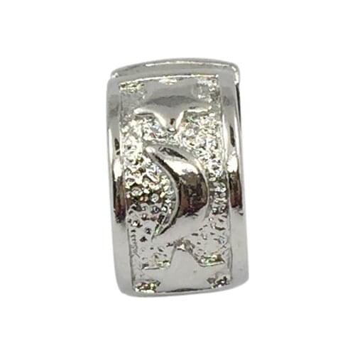 2Pcs/lot Moon&Stars Clips Locks Stopper Bead Charm European Beads Fit Charms Bracelets & Bangles