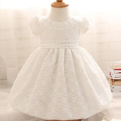 2017 Summer Children Girls Dresses Baby Girls Ball Gown Dress Kids Party Wedding Dress for Flower Girl Dresses 1-2Y