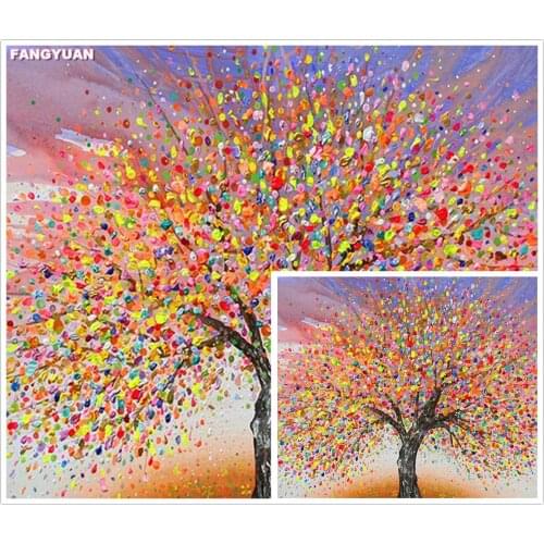 5D Diamond Painting Scenery Tree Full Square Round Drill Embroidery Diamond Landscape Cross Stitch Kits Picture Home Decor Gift