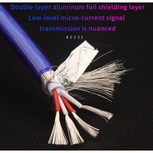 7N OCC Silver Plated Bulk Audio Line DIY USB RCA XLR Coaxial BNC Cable