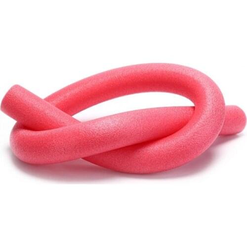 80% Hot Sale Swimming Stick Solid Color Flexible EPE Strong Buoyancy Swimming Aid Foam Noodle for Pool Swimming Float Stick