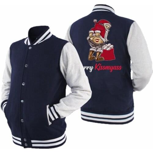 Baseball Jacket Sweatshirt Hoodie Coat Jacket christmas customized Logo Print Brand Slim Fit College Autumn Casual Dropship