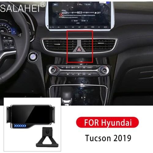 For Hyundai Tucson 2019-2020 360 Degrees Car Phone Holder Air Vent Stand Auto Support Auto Grip Mobile Phone Fixed Car Bracket