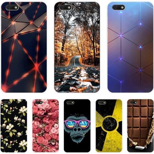 DUA-L22 Honor 7A For Huawei Honor 7A Case 5.45'' Silicone Soft TPU Back Cover Russian Case For Huawei Honor 7A Cover a7 7 a
