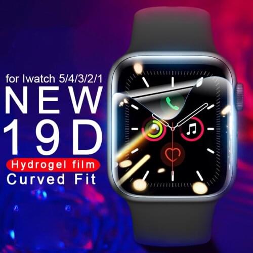 Hydrogel Film Full Screen Protector for Apple Watch Series SE 6 5 4 2 Protective Films for 38mm 42mm 40mm 44mm No Tempered Glass