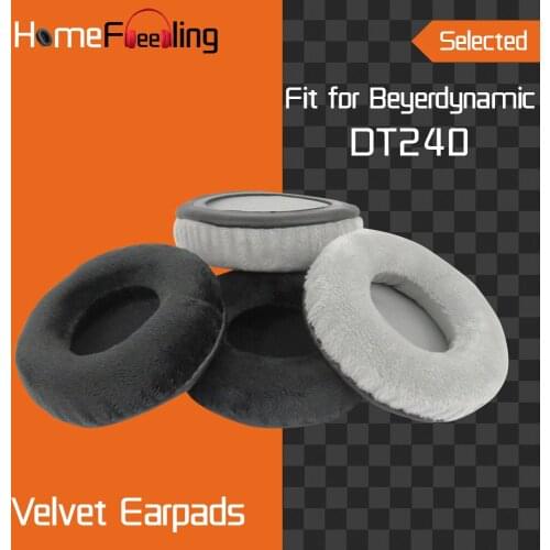 Homefeeling Earpads for Beyerdynamic DT240 Headphones Earpad Cushions Covers Velvet Ear Pad Replacement